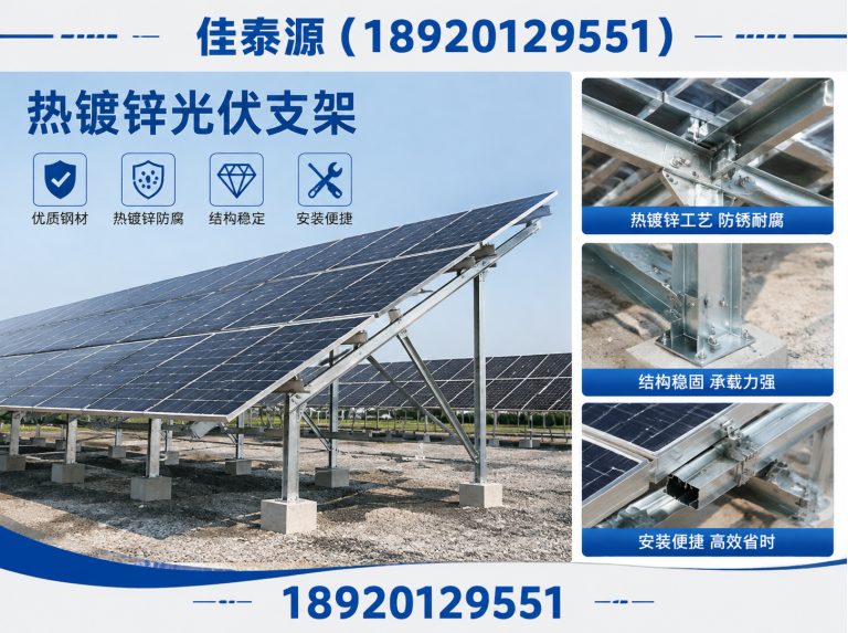 河东区光伏支架展示图